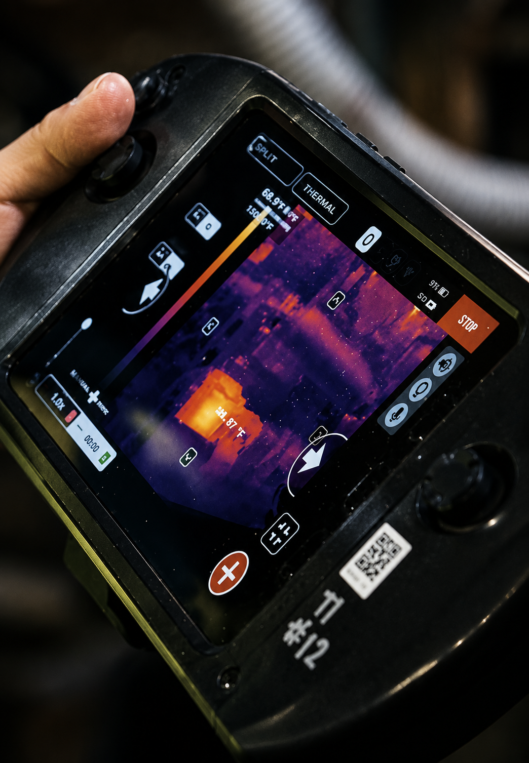 Imageamento térmico em inspeção remota